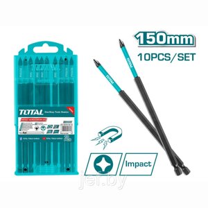Бита ударная PH1 150 мм (10 шт) TOTAL TACIM16PH163