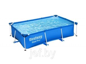 Каркасный бассейн Steel Pro прямоугольный 259х170х61 см BESTWAY 56403