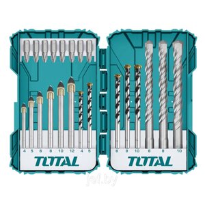 Набор сверл и бит (22 шт) TOTAL TACSDL12201