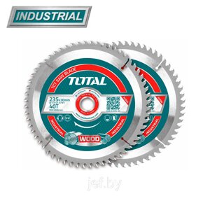 Диск пильный 235x30 мм 40 зубьев по дереву (2 шт) TOTAL TAC2316252