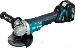 Аккумуляторная углошлифмашина DGA 508 RME в чемодане MAKITA DGA508RME
