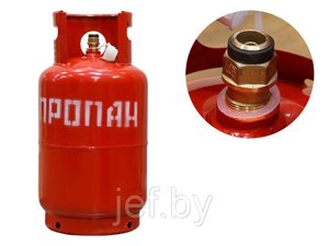 Баллон газовый бытовой 27л с кб-2 1-27-2,4-в с клапаном НОВОГАЗ НЗ 206.00.00-03