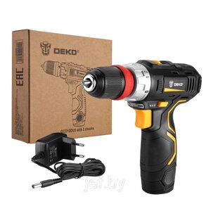 Дрель-шуруповерт аккумуляторная gcd12du3 REMOVABLE CHUCK DEKO 063-4114