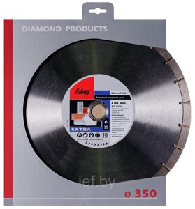 Алмазный диск по бетону UNIVERSAL EXTRA 350х3,2х25,4/30 FUBAG 32350-6