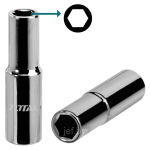 Торцевая головка удлиненная 1/2 " 21 мм TOTAL THTST12213L
