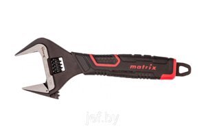 Ключ разводной тонкие губки фосфатированный 2-х комп рукоятка 200 мм CrV PRO MATRIX 15577