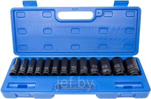 Набор головок ударных глубоких 13 предметов 1/2" в кейсе ROCKFORCE RF-4131-5MPB