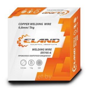 Проволока сварочная ER70S-6 (0,8*1 кг) ELAND ER70S6EL081