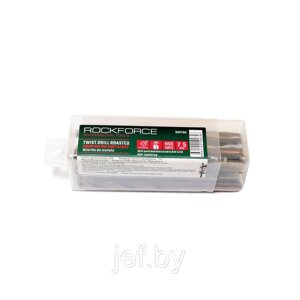 Сверло по металлу 9мм HSS+CO RF-DSP90H 10 предметов ROCKFORCE RF-DSP90H