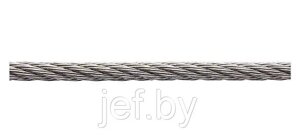 Трос М4 средней мягкости нерж. сталь (А4) DIN 3055 (бухта 250м) STARFIX SM-11864-250