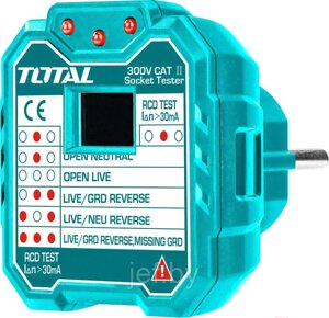 Тестер розеток TOTAL TESST30002