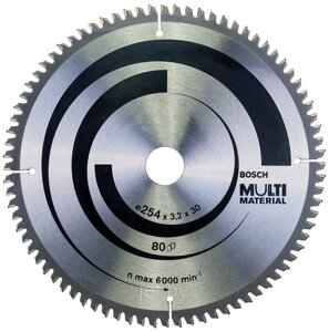 Диск пильный 254х30 мм 80 зубьев BOSCH 2608640450