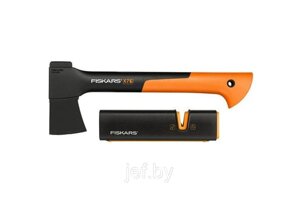 Топор универсальный X7 + точилка (комплект) FISKARS 1020183