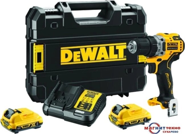 Дрель-шуруповерт DeWalt DCD701D2 (с 2-мя АКБ) от компании Techno Mops - фото 1