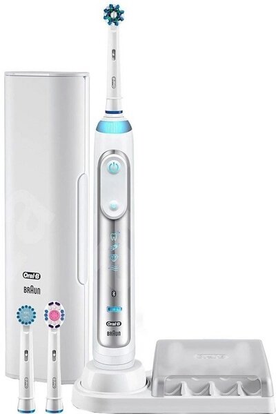 Электрическая зубная щетка Braun Oral-B Genius 8000 White D701.535.5XC от компании Techno Mops - фото 1