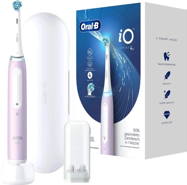 Электрическая зубная щетка Oral-B iO Series 4 iOG4.1A6.1DK 4210201415008 (лаванда) от компании Techno Mops - фото 1