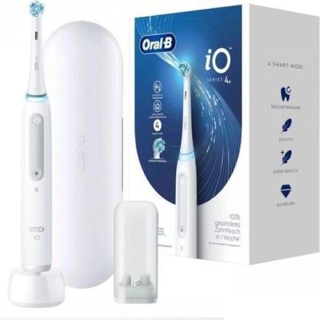 Электрическая зубная щетка Oral-B iO Series 4 IOG4.1A6.1DK (белый) от компании Techno Mops - фото 1