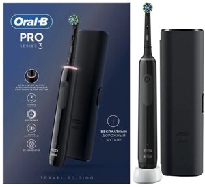 Электрическая зубная щетка Oral-B PRO Series 3 3500 D505.513.3X (черный)