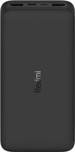 Внешний аккумулятор Xiaomi Redmi Power Bank 20000mAh (черный, международная версия)