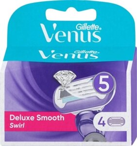 Сменные кассеты для бритья Gillette Venus Deluxe Smooth Swirl (4 шт) 7702018584383