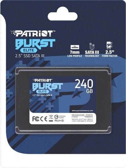 SSD Patriot Burst Elite 240GB PBE240GS25SSDR от компании Techno Mops - фото 1