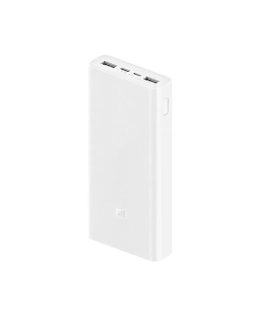 Внешний аккумулятор Xiaomi Mi Power Bank 3 PLM18ZM USB-C 20000mAh (белый) от компании Techno Mops - фото 1