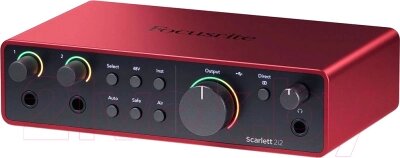 Аудиоинтерфейс Focusrite Scarlett 2i2 4th gen от компании Товары с доставкой на дом. Top-shop. - фото 1