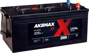 Автомобильный аккумулятор AKBMAX R ST 225 euro L9 азия