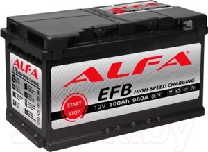 Автомобильный аккумулятор ALFA battery EFB R / ALefb 100.0