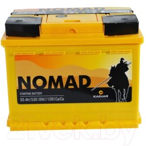 Автомобильный аккумулятор Kainar Nomad Premium 6СТ-55 Евро R+055 231 07 0 L P