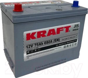 Автомобильный аккумулятор KrafT Asia 75 JL / S N50 070 11B09