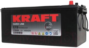 Автомобильный аккумулятор KrafT EFB 230 (3) евро +EFB-220R