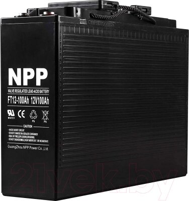 Батарея для ИБП NPP FT12-100Ah 12V100Ah от компании Товары с доставкой на дом. Top-shop. - фото 1