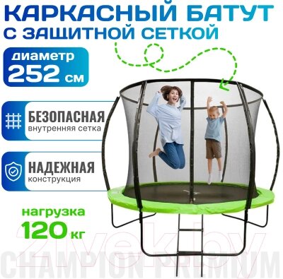 Батут Sundays Champion Premium-D252 от компании Товары с доставкой на дом. Top-shop. - фото 1