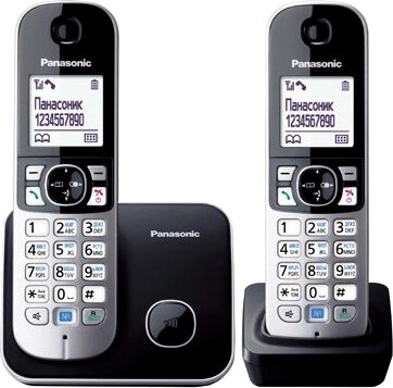 Беспроводной телефон Panasonic KX-TG6812 от компании Товары с доставкой на дом. Top-shop. - фото 1