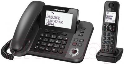 Беспроводной телефон Panasonic KX-TGF310RUM от компании Товары с доставкой на дом. Top-shop. - фото 1