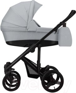 Детская универсальная коляска Bebetto Magnum Lux 2 в 1 черная рама