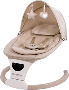 Детский шезлонг Amarobaby Teddy Swing / AB24-22TED/03