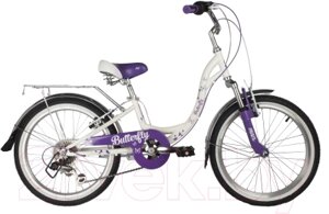 Детский велосипед Novatrack Butterfly 0SH6V. BUTTERFLY. VL22