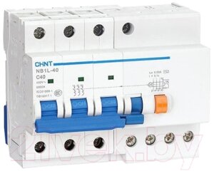 Дифференциальный автомат Chint NB1L-40 4P C16 30mA AC 6kA (R) / 198111