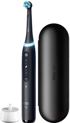 Электрическая зубная щетка Oral-B iO5 Magnetic Black от компании Товары с доставкой на дом. Top-shop. - фото 1