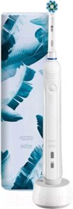 Электрическая зубная щетка Oral-B Pro 1 750 White Design Edition mit Reiseetui