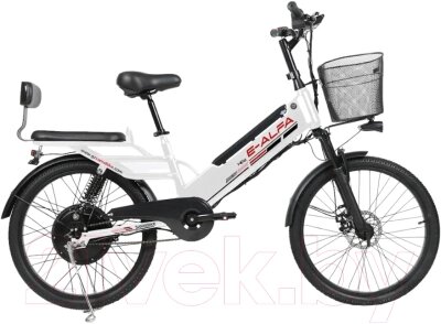 Электровелосипед Samebike Е-Alfa New со стальной рамой SB-E-ALFA350-36/10 от компании Товары с доставкой на дом. Top-shop. - фото 1