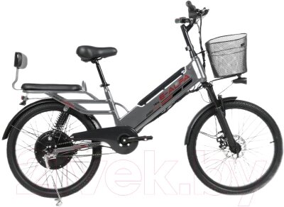 Электровелосипед Samebike Е-Alfa New со стальной рамой SB-E-ALFA500-48/10 от компании Товары с доставкой на дом. Top-shop. - фото 1