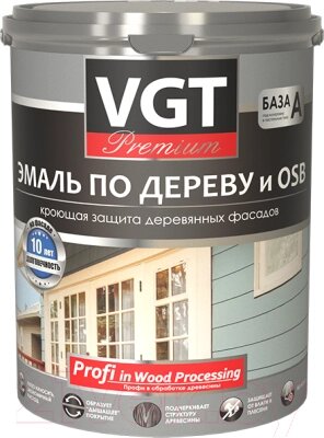 Эмаль VGT ВД-АК-1179 Профи по дереву База А от компании Товары с доставкой на дом. Top-shop. - фото 1