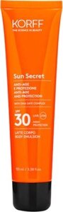 Эмульсия солнцезащитная KORFF Sun Secret Anti-Age And Protection Body Emulsion SPF 30