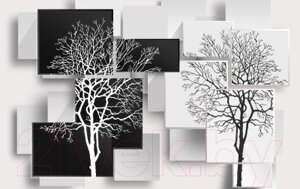 Фотообои листовые Citydecor Дерево 3D Инь-янь