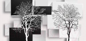 Фотообои листовые Citydecor Дерево инь-янь 3D
