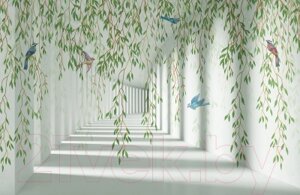 Фотообои листовые Citydecor Flower Tunnel 3D 3