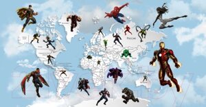 Фотообои листовые Citydecor Superhero 3